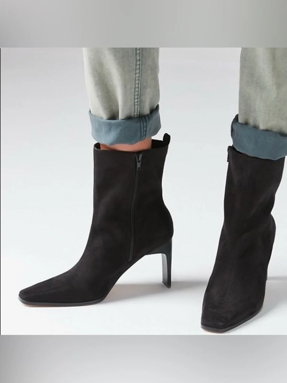 Urban Outfitters Mika Heeled Black Boots